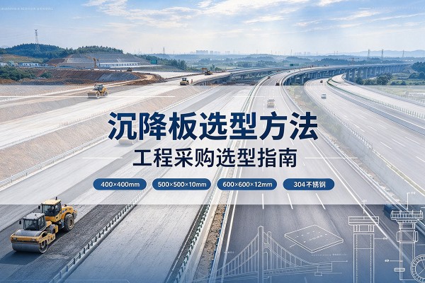 镇巴沉降板选择方法