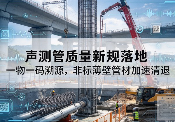 镇巴声测管质量新规落地，一物一码溯源，非标薄壁管材加速清退